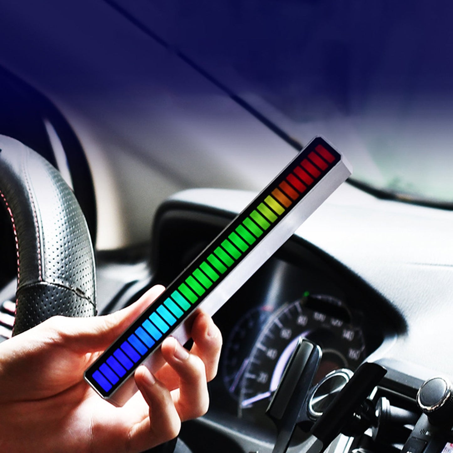 RGBIC Voice Control Magic Color Music Pickup Lamp for TV Stand