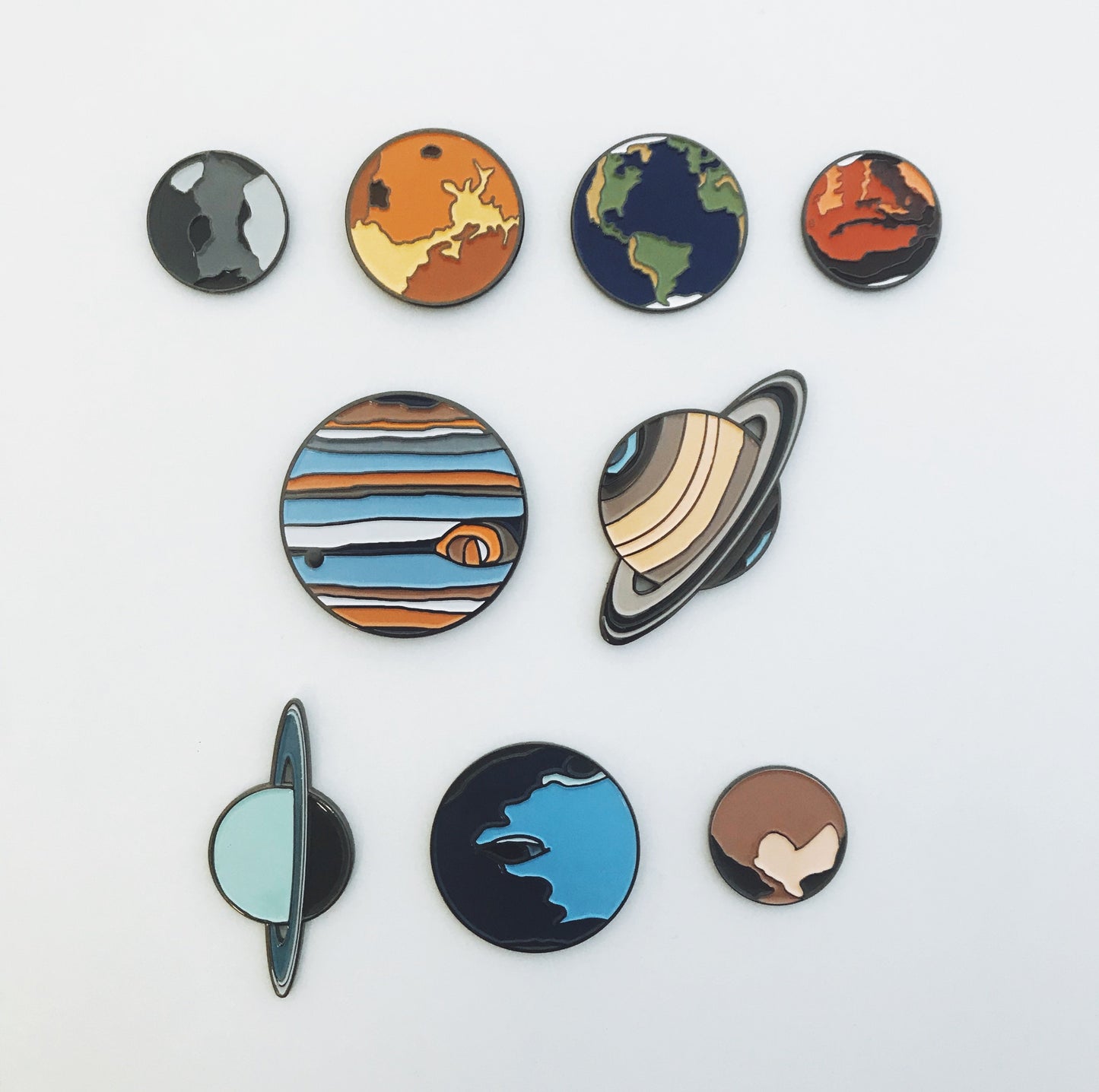 Jupiter Enamel Pin