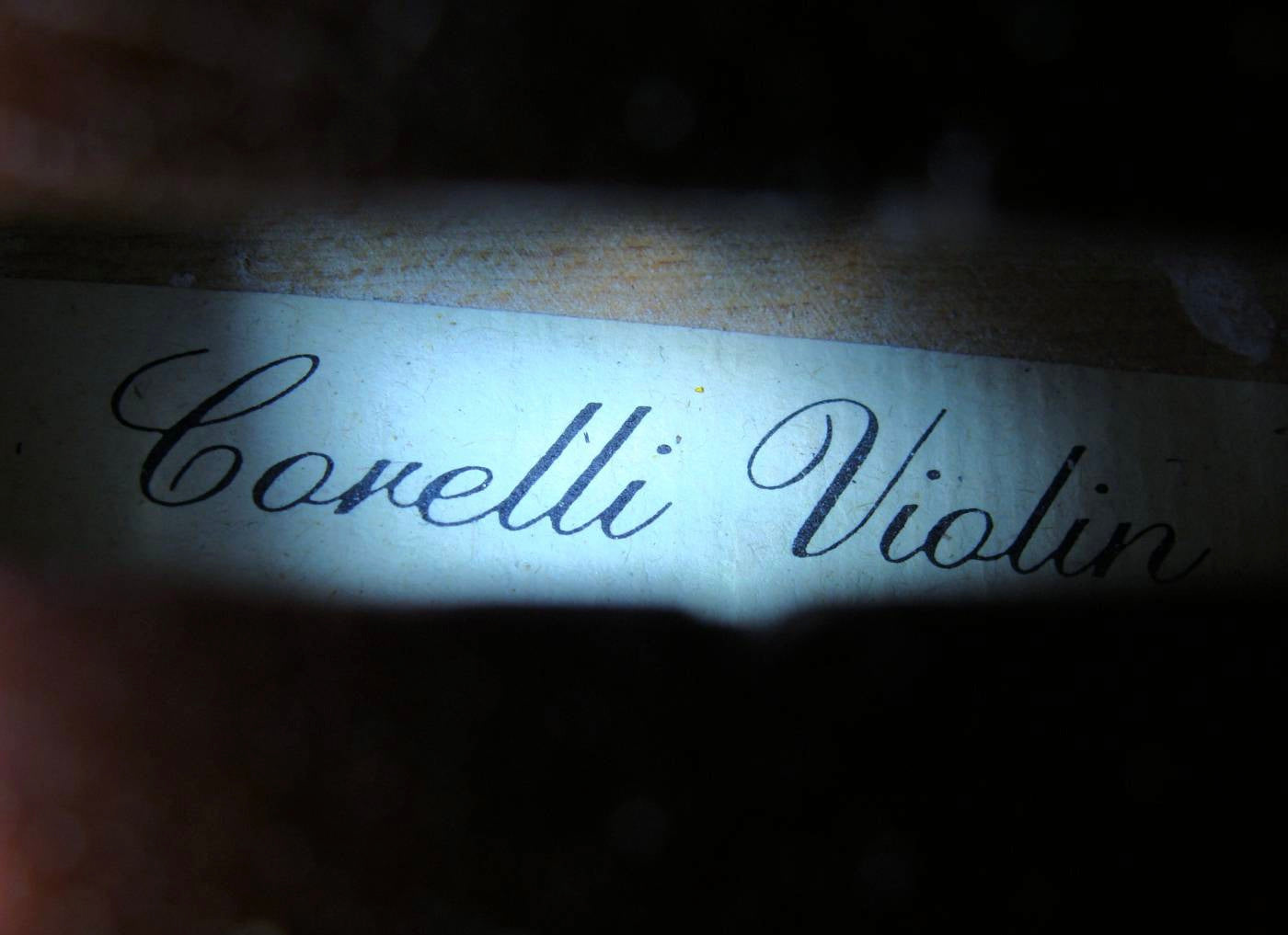 CORELLI 4/4 Violin with case and bow