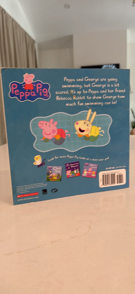 Peppa pig goes swimming